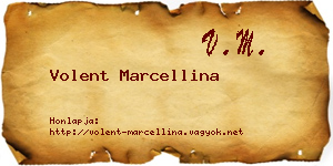 Volent Marcellina névjegykártya